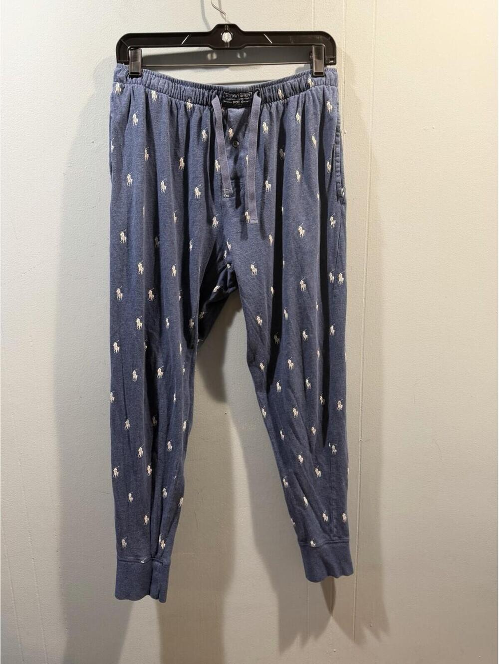 Mens Polo Ralph Lauren Sleepwear Pants Size Medium Blue